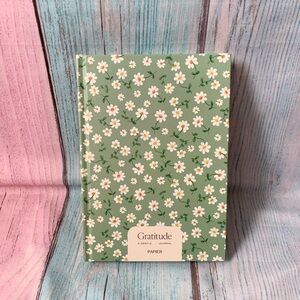 Anthropologie Papier Green Floral Gratitude Journal